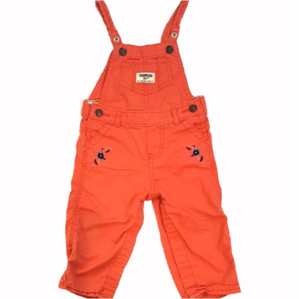 Oshkosh 12 months Salmon Overalls